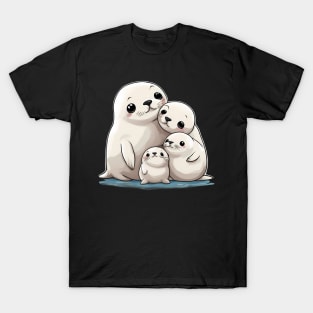 Arctic Seal Family T-Shirt